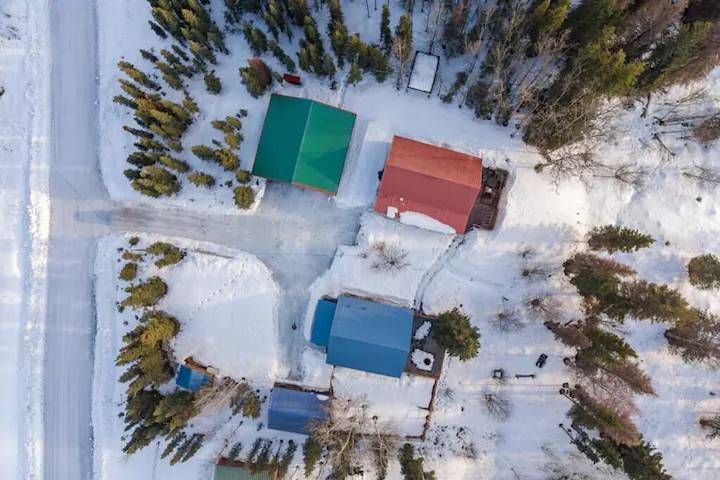 Blockhütte für 6 Personen, mit Garten und Terrasse in Alaska