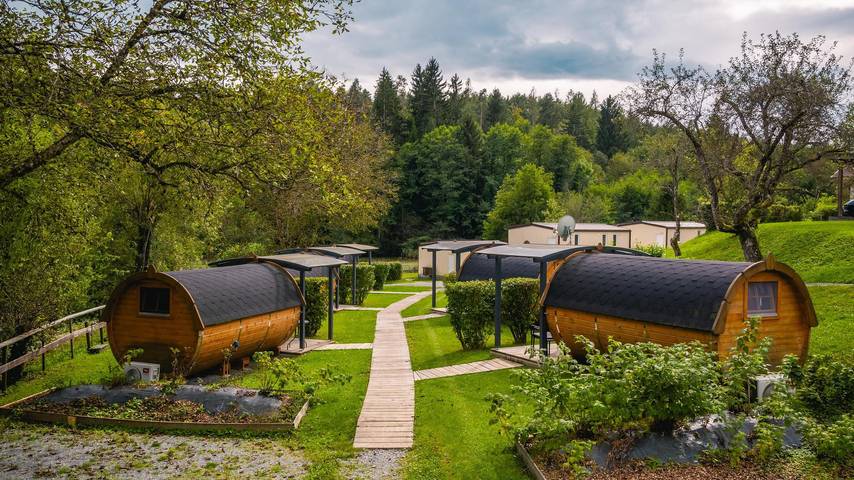 Camping pour 2 personnes avec terrasse in Schiefling am See, Klagenfurt-Land