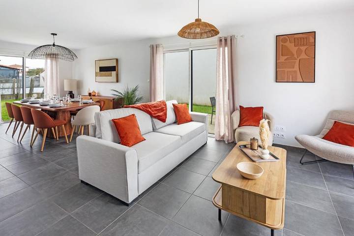 Maison de vacances pour 10 personnes, avec jardin