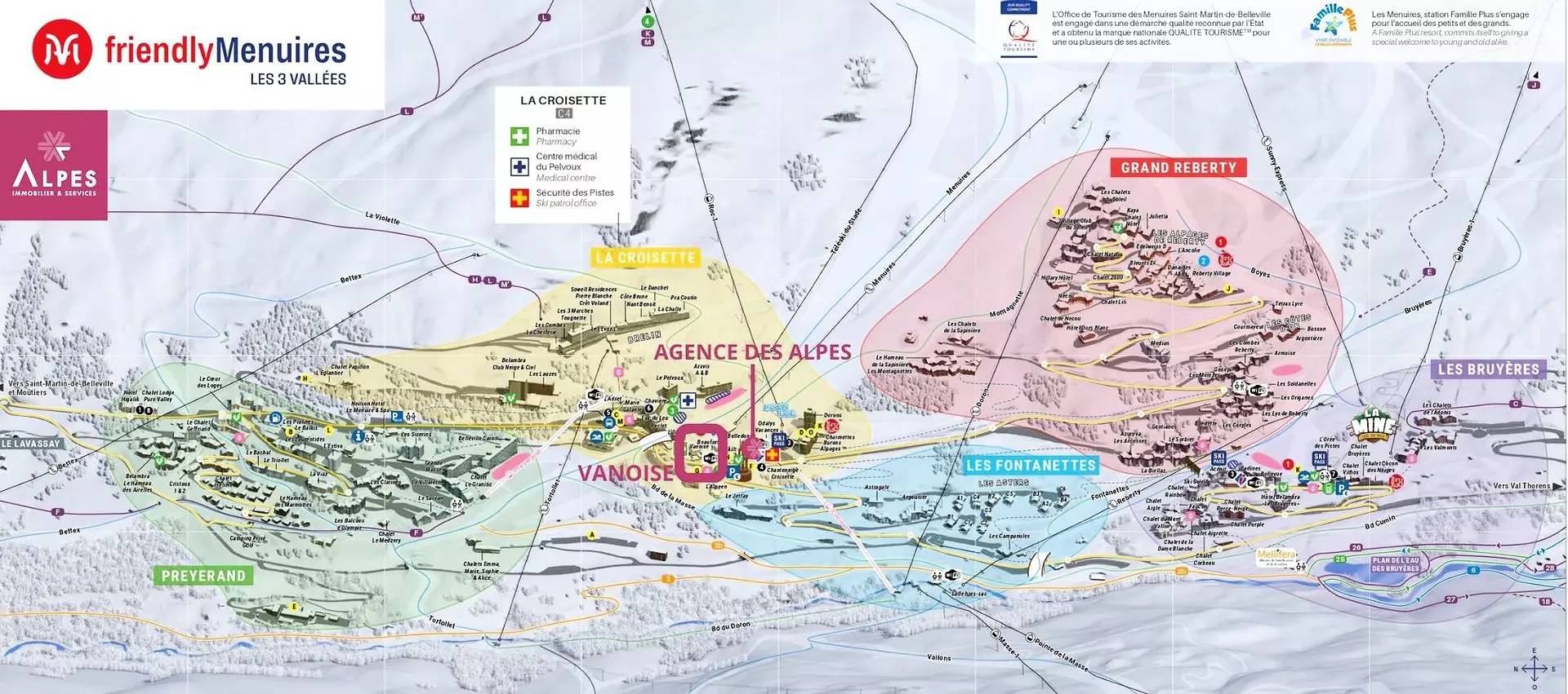 Appartamento intero, Incantevole appartamento per 6 ai piedi delle piste in Les Menuires, Saint-Martin-de-Belleville