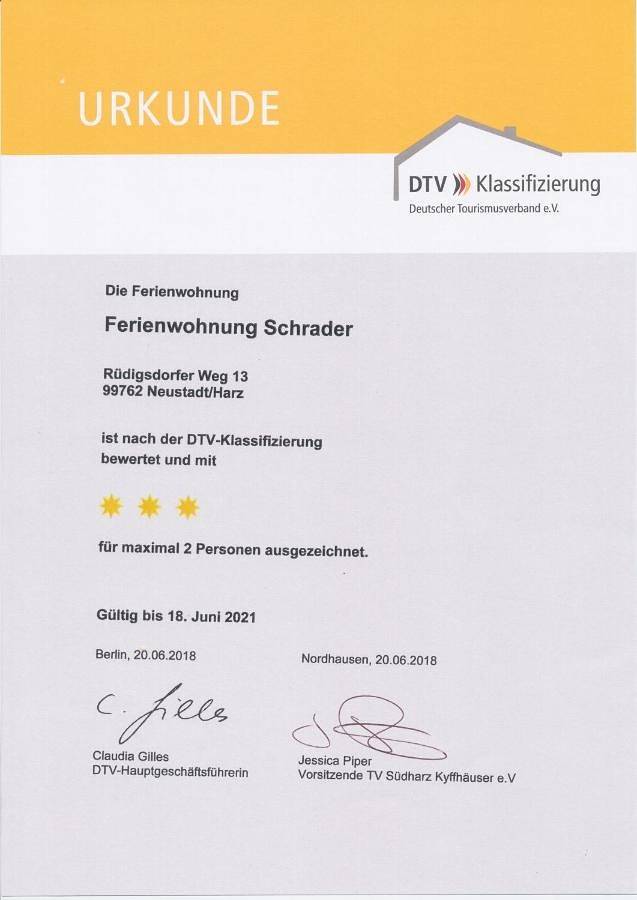 Ferienwohnung für 2 Personen, mit Terrasse und Garten sowie Ausblick in Neustadt/Harz - 2