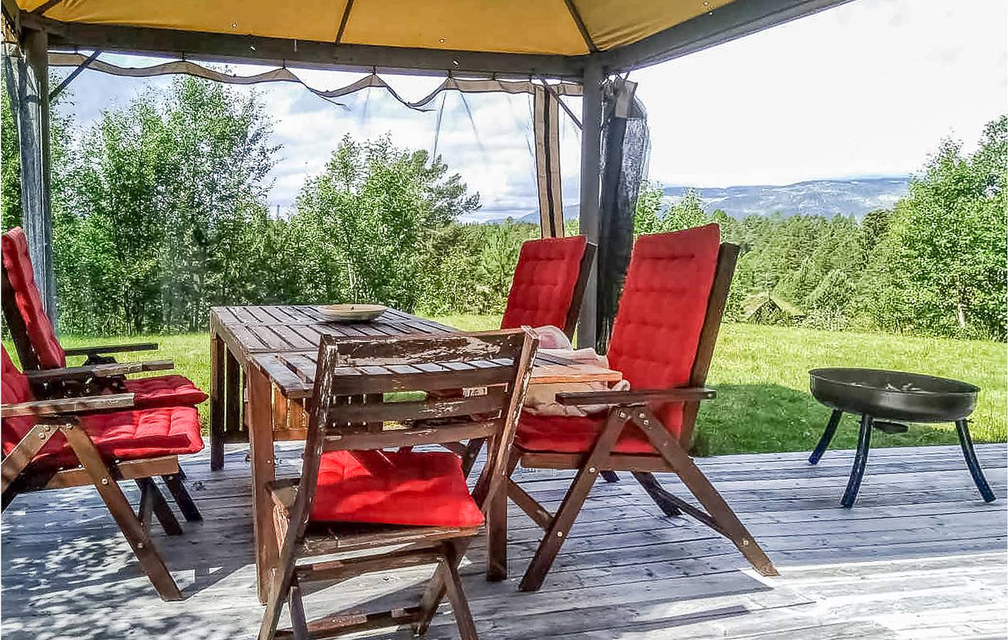 Maison de vacances pour 7 personnes avec jardin in Vinje