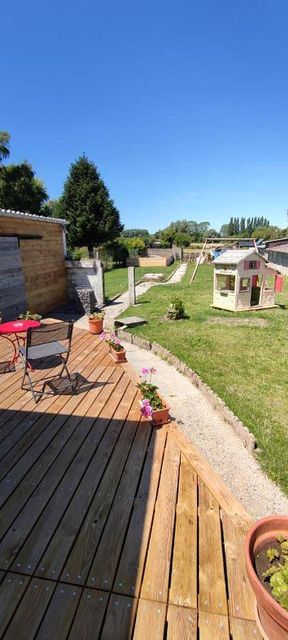 Maison de vacances pour 4 personnes, avec jardin