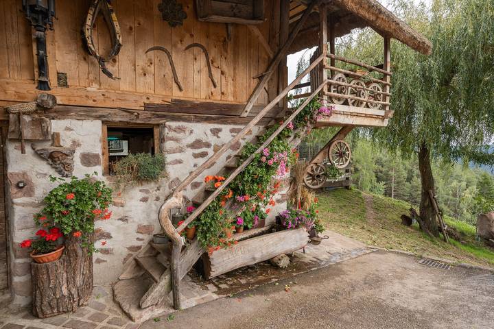 Ferienwohnung für 3 Personen, mit Balkon und Garten