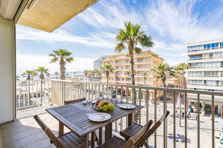 Apartamento para 4 personas, con balcón en Canet-en-Roussillon