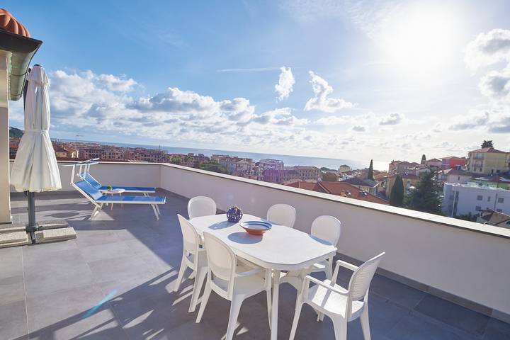 Appartement de vacances pour 4 personnes, avec vue ainsi que piscine et terrasse - 1