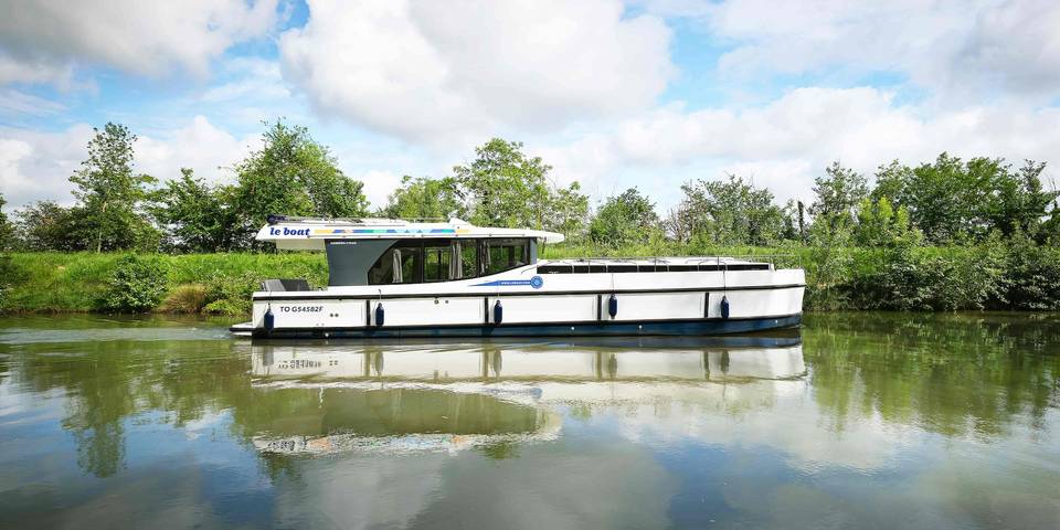 Boot für 12 Personen, mit Terrasse und Balkon/Terrasse in Burgund - 3
