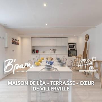 Gîte pour 8 personnes, avec terrasse, animaux acceptés à Villerville