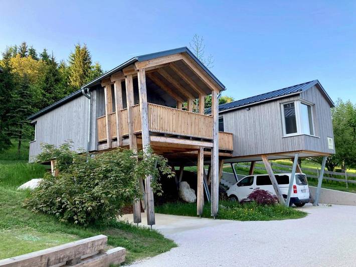 Ferienhaus für 6 Personen, mit Ausblick und Garten