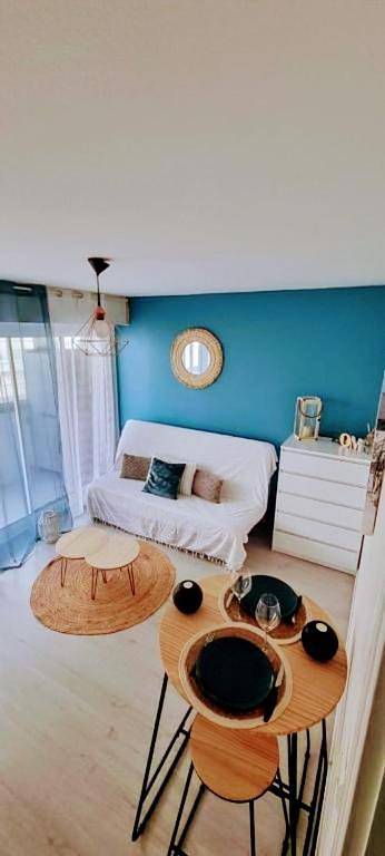Gîte pour 2 personnes, avec vue et balcon dans Plage des Mouettes