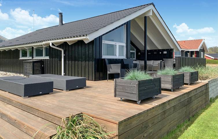 Ferienhaus für 6 Personen, mit Whirlpool und Terrasse sowie Sauna und Garten in Grønninghoved Strand - 3