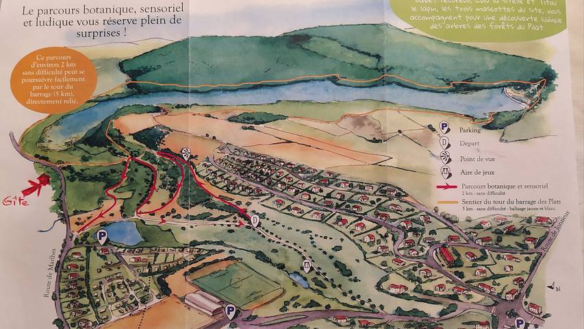 Gîte pour 4 personnes, avec balcon ainsi que vue sur le lac et jardin dans Parc Naturel Régional du Pilat - 2