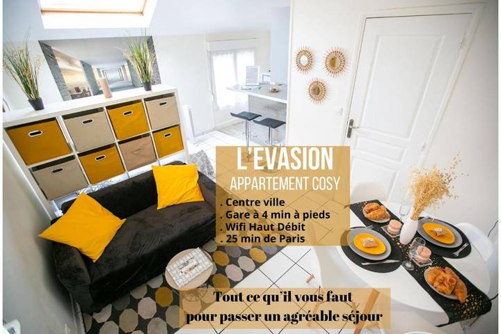 Appartement de vacances pour 2 personnes, avec Balcon à Les Mureaux