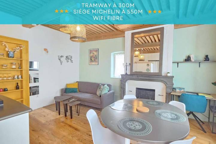 Gîte pour 4 personnes dans Basilique Notre Dame Du Port Clermont Ferrand