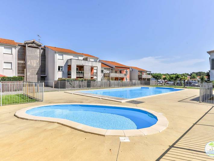 Appartement de vacances pour 4 personnes, avec piscine et balcon dans Biscarrosse (bourg)