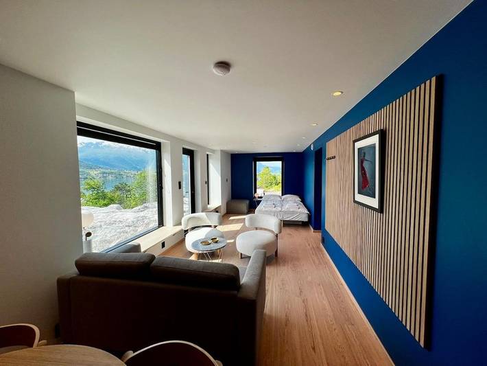 Ferienwohnung für 5 Personen, mit Seeblick und Garten sowie Ausblick und Terrasse, mit Haustier - 1
