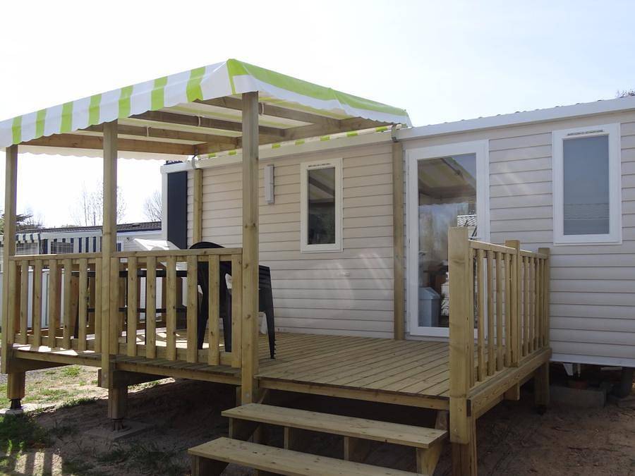 Camping L'Albizia - Mobilheim 4 personen - Natur in Notre-Dame-de-Monts, Vendée