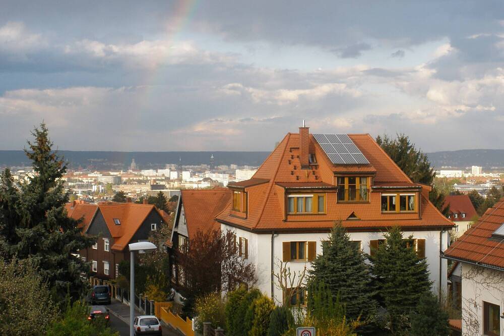 Ganze Wohnung, Ferienwohnung mit herrlichem Blick auf Dresden in Cotta, Dresden