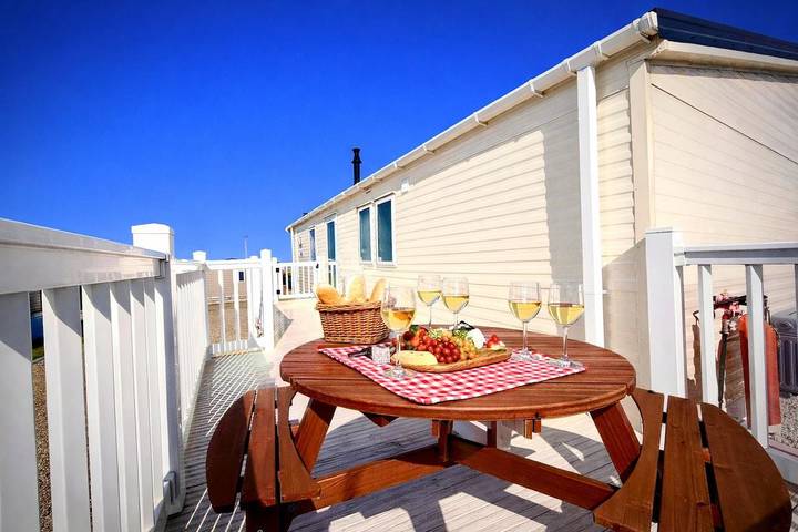 Log cabin for 4 people, with Ocean view and Terrace in Banff (Aberdeenshire)