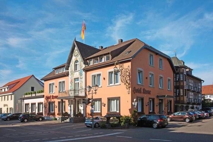 Hôtel pour 3 personnes, avec terrasse ainsi que sauna et jardin, animaux acceptés à Rielasingen-Worblingen