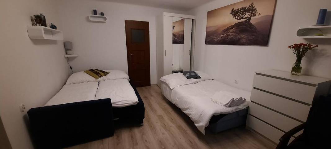 Apartament wakacyjny dla 12 osób, z widok i ogród, Dla rodziny w Krynica-Zdrój