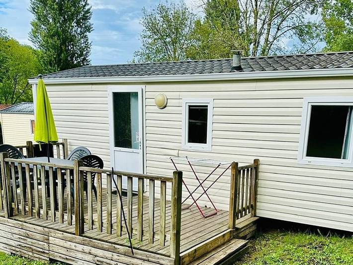 Camping Le Pontillou - Mobilheim 4 personen - Mobilheim Trigano : 2 Schlafzimmer - 4 pers in Villamblard, Périgord Pourpre