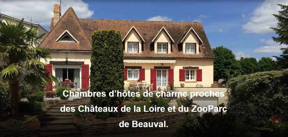 Chambre d’hôte pour 4 personnes, avec Jardin à Thésée