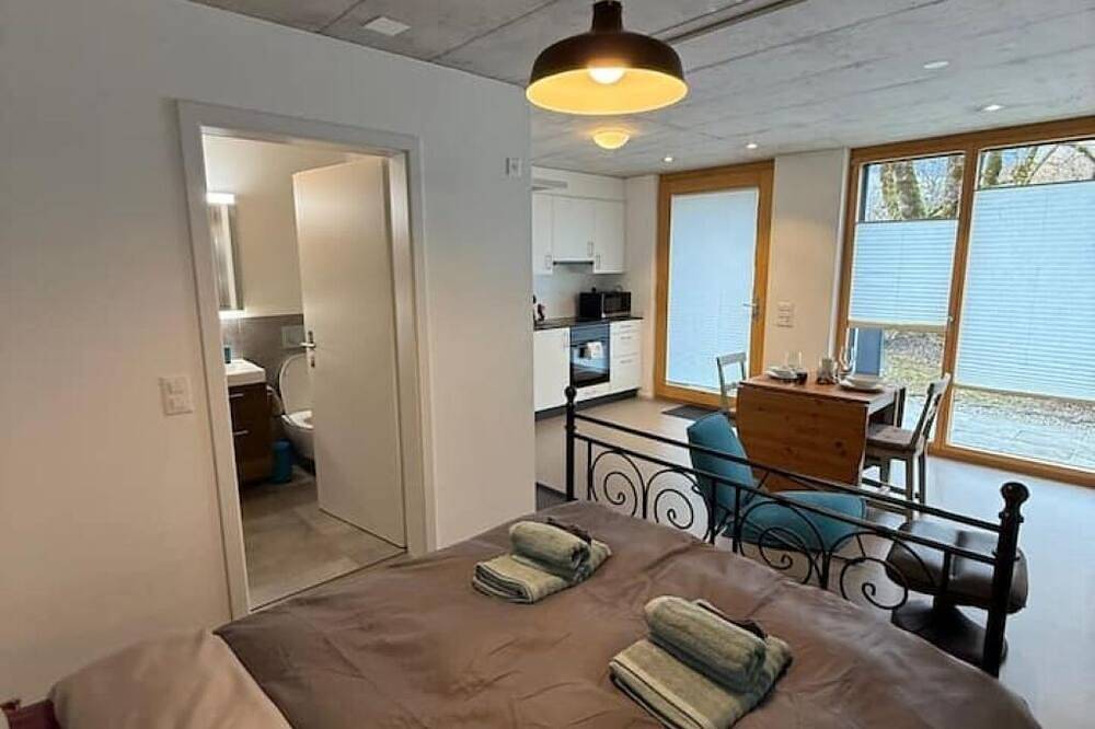 Ganze Wohnung, Studio Happy Life – Ruhe, Bergblick & perfekte Lage nahe Interlaken in Blumenstein, Berner Oberland