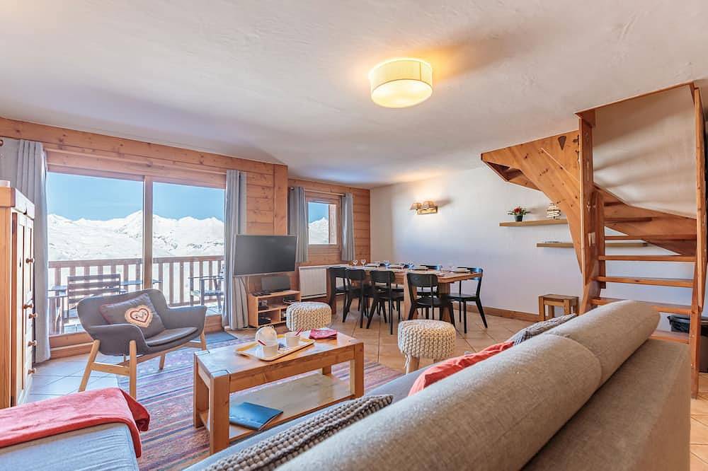 Ganze Wohnung, Arc 1800-Superb Duplex 85m2 - Ski-in-Ski-out - Panoramablick-Garage-Pool in Arc 1800, Bourg-Saint-Maurice
