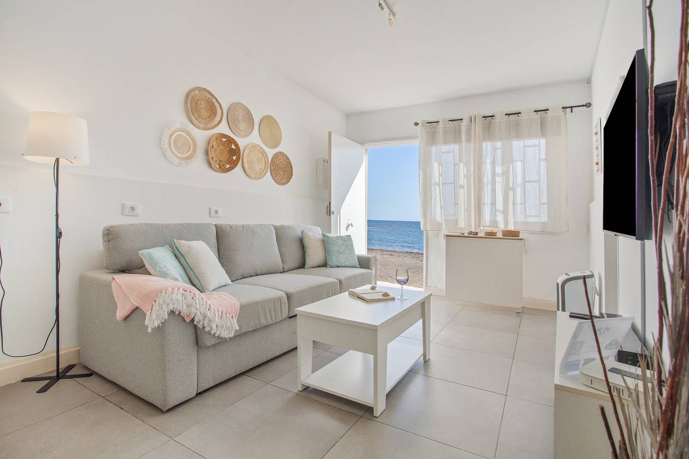 Geheel appartement, Vakantieappartement 'La Casita De La Playa' met Zeezicht, Wi-Fi en Airconditioning in Puerto Lajas, Puerto del Rosario