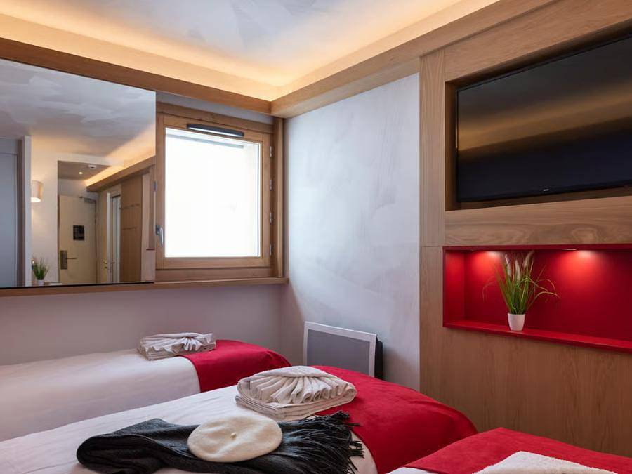 Village Club Mmv Plagne 2000 - Aime La Plagne - Chambre 3 personnes - Chambre pour 3 pers. in Aime 2000, Aime-la-Plagne