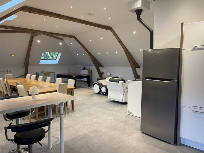 Gîte pour 25 personnes, avec jardin et terrasse à Le Héron - 4