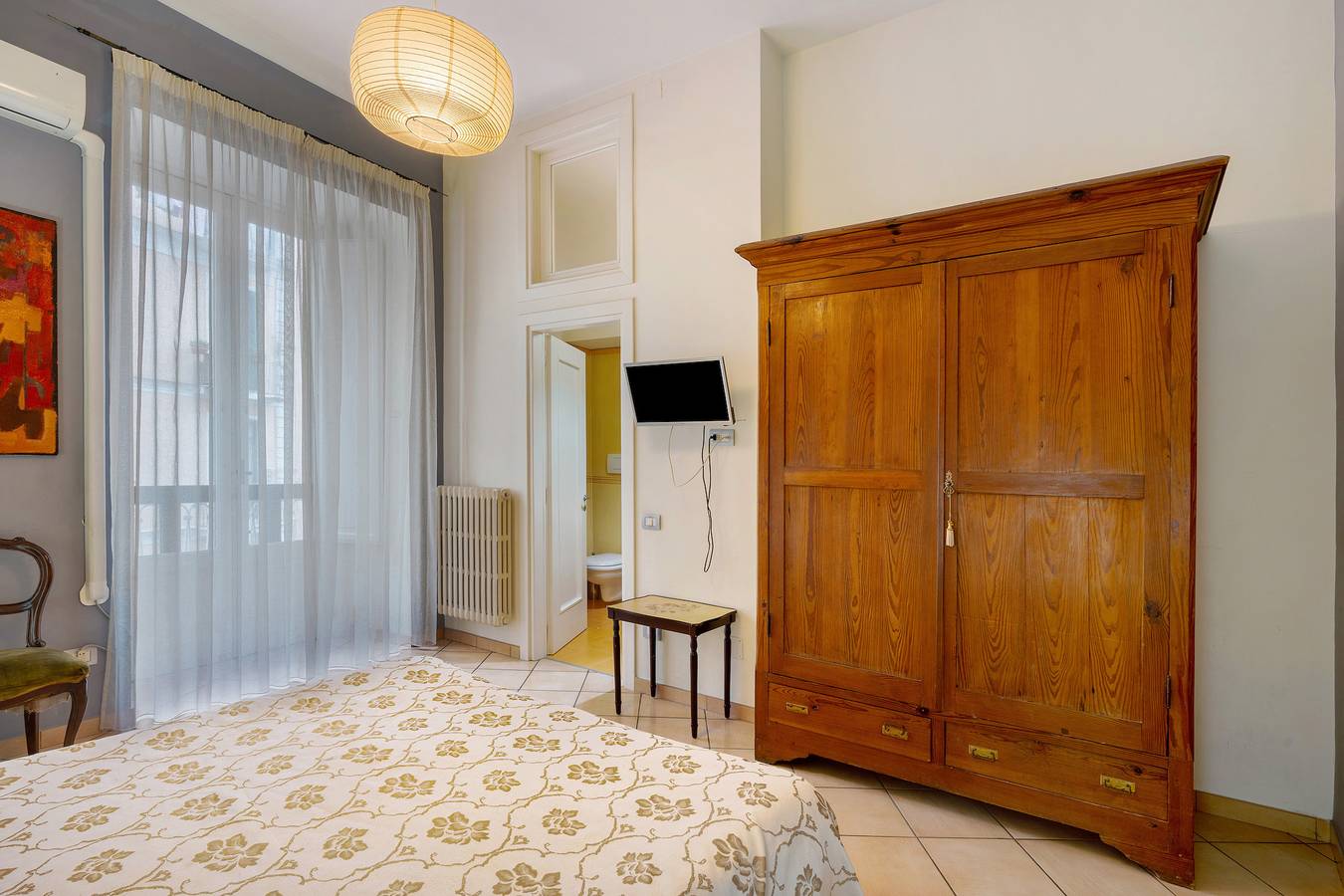 Alojamiento y desayuno 'Camera Matrimoniale' con balcón, Wi-Fi y aire acondicionado in Salerno, Costa tirrenica campania