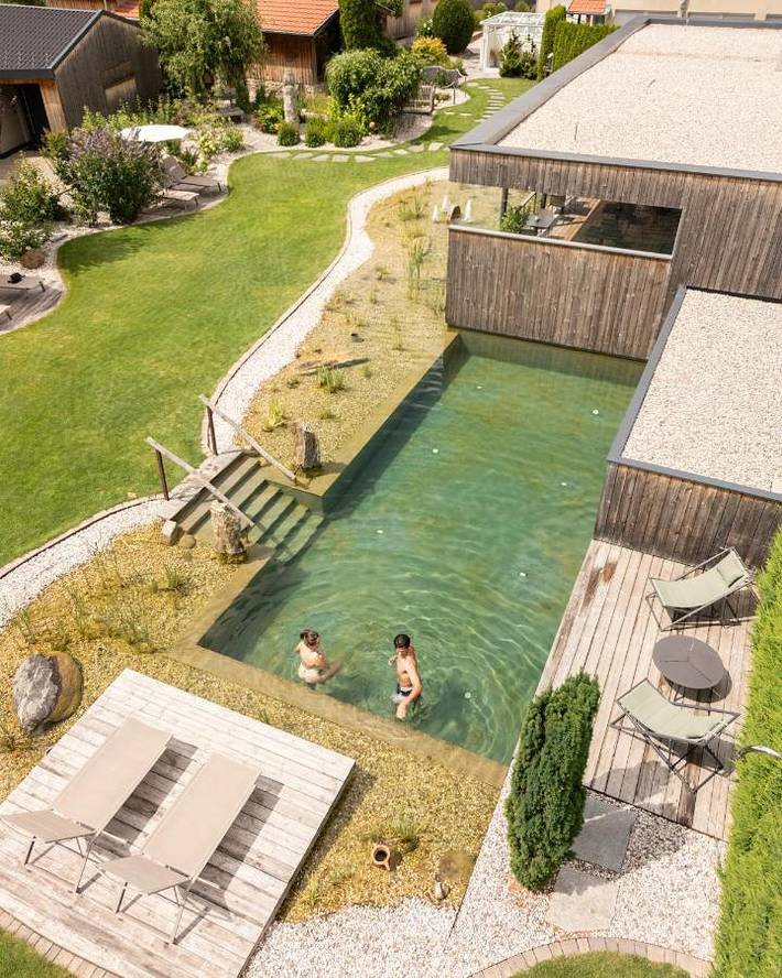 Chalet für 2 Personen, mit Terrasse und Whirlpool sowie Garten und Pool im Vinschgau - 2