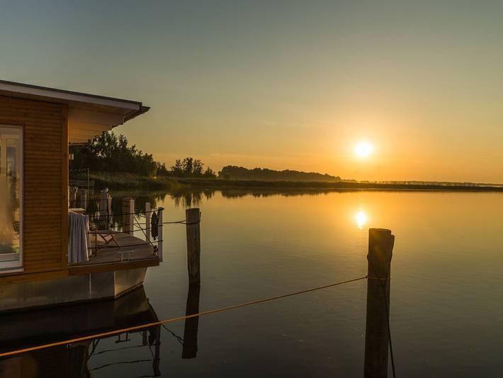 Ferienwohnung für 4 Personen, mit Seeblick und Ausblick sowie Terrasse in Krummin - 2
