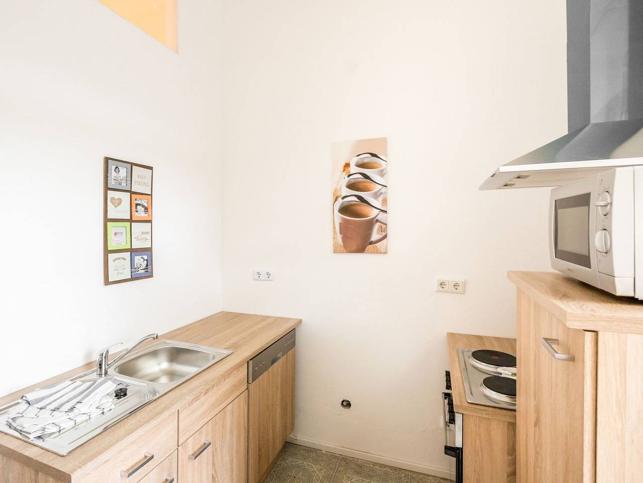 Ganze Ferienwohnung, Ferienwohnung Düsseldorf D05-D08 - Ferienwohnung D07, 70qm, 2 Schlafzimmer, 1 Wohn-/Schlafzimmer, max. 6 Personen in Oberbilk, Düsseldorf