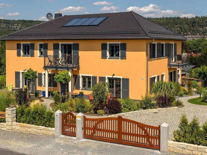 Ferienwohnung für 2 Personen, mit Balkon und Pool in Bad Schandau