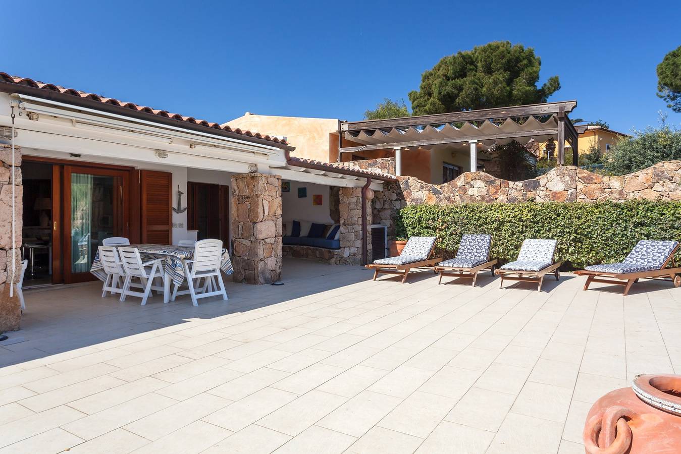 Villa Isabella mit Garten und Terrassen in Porto San Paolo, Loiri Porto San Paolo