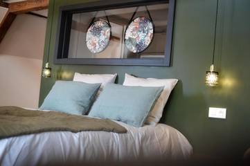 Chambre d’hôte pour 8 personnes, avec vue ainsi que sauna et jardin à Niedernai