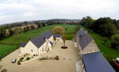 Chambre d’hôte pour 2 personnes, avec vue et jardin à Saint-Vigor-le-Grand