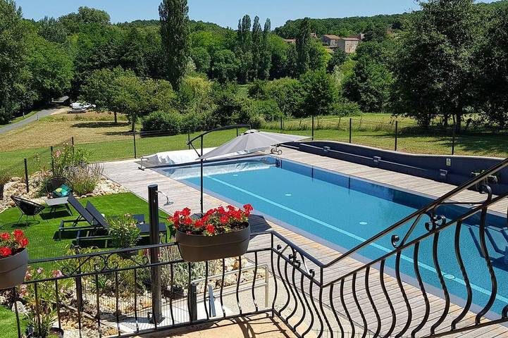 Location de vacances pour 4 personnes, avec terrasse et jardin à Lanquais