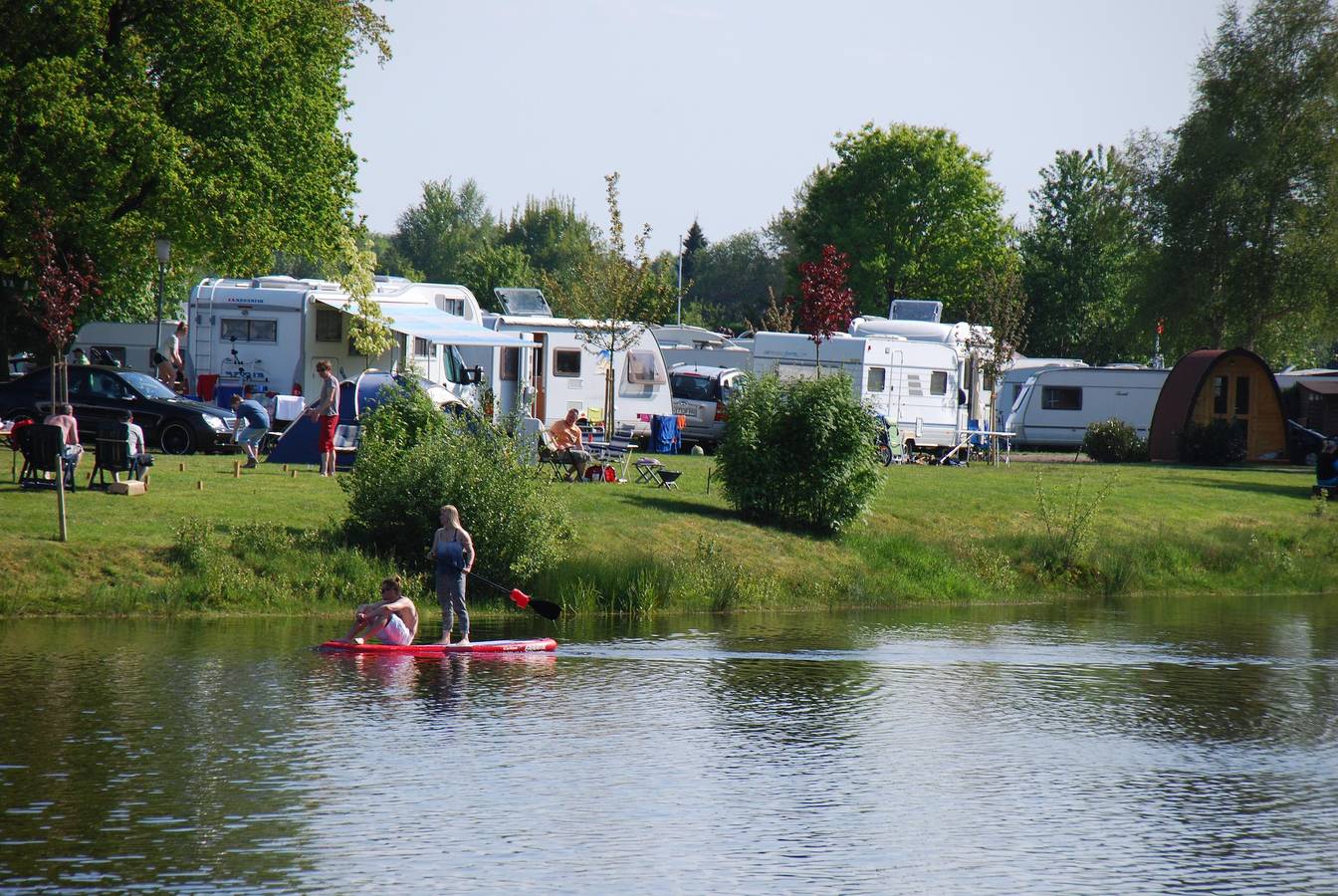 Camping &amp; Ferienpark Falkensteinsee in Ganderkesee, Naturpark Wildeshauser Geest