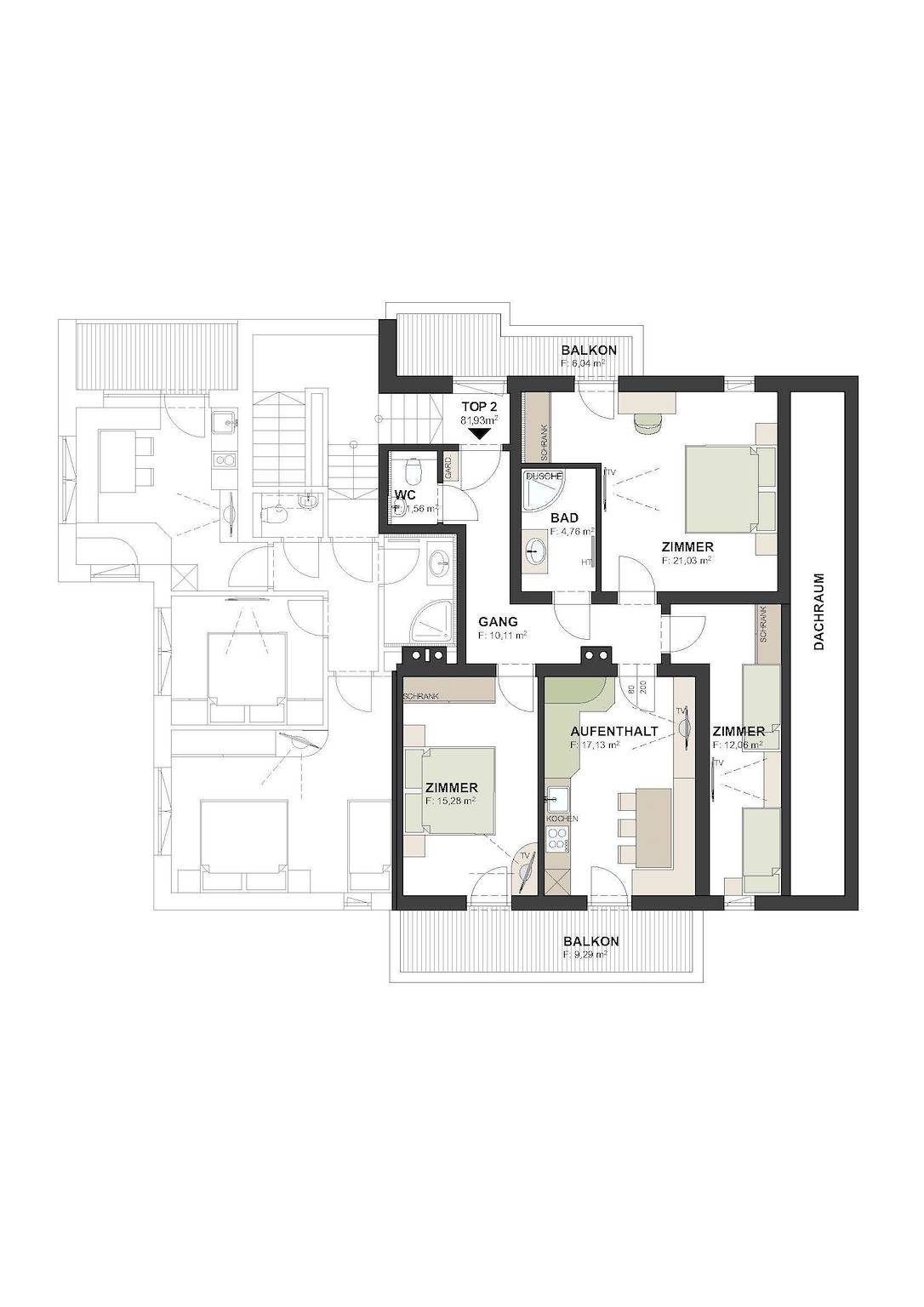 Geheel vakantieappartement, Tweepersoonskamer douche, Wc in Leogang, Saalbach-Hinterglemm