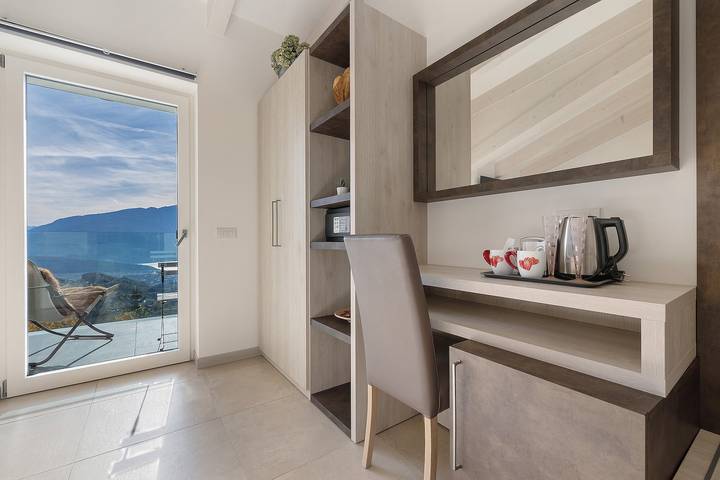 Ferienwohnung für 2 Personen, mit Garten und Seeblick in Tenno - 3