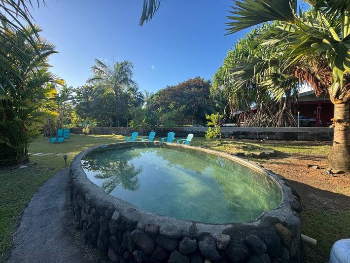 Gîte pour 2 personnes, avec piscine ainsi que vue et jardin, animaux acceptés dans Papara - 2