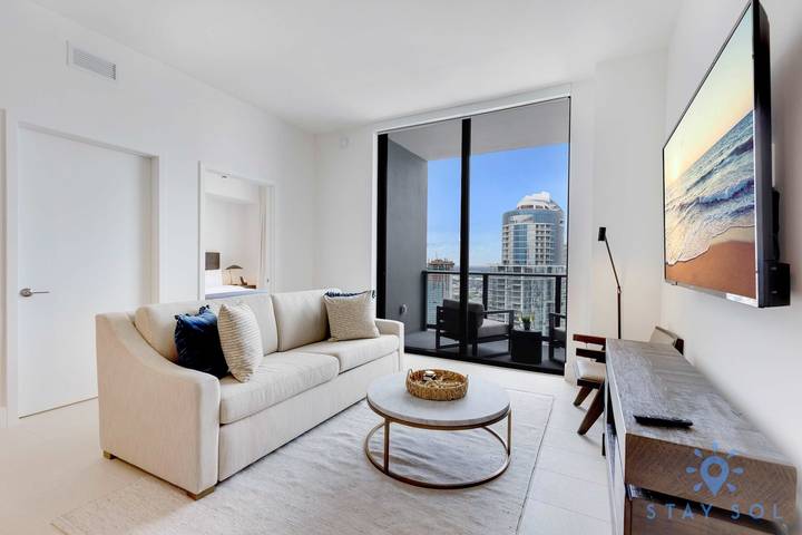 Gîte pour 4 personnes, avec piscine et balcon, adapté aux familles à Miami - 2