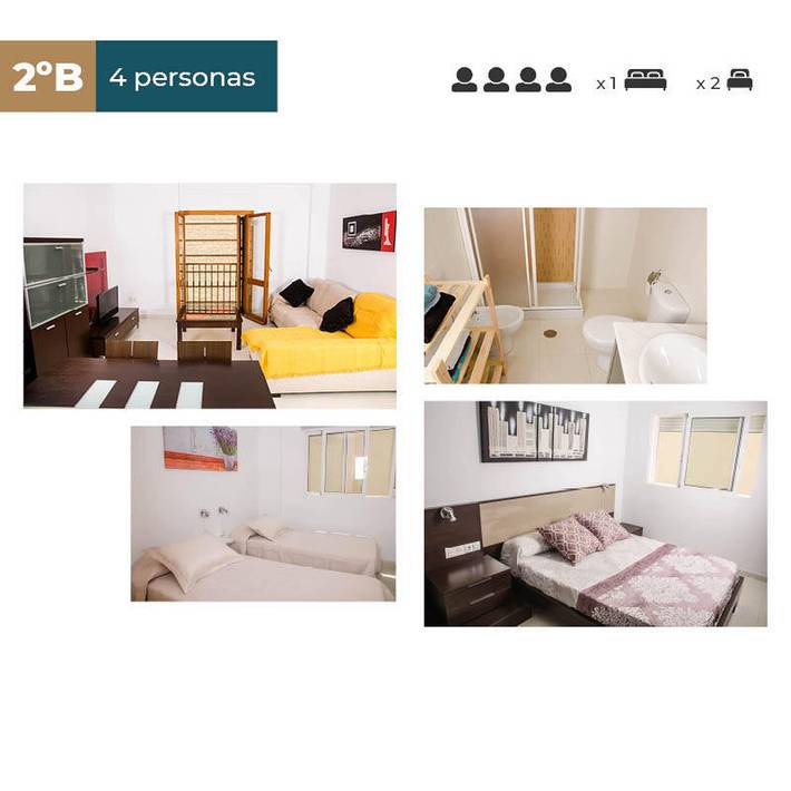 Holiday apartment for 4 people, with balcony - 1