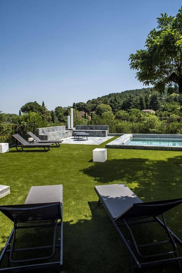 Maison d’hôte pour 2 personnes, avec piscine et sauna ainsi que vue et jardin