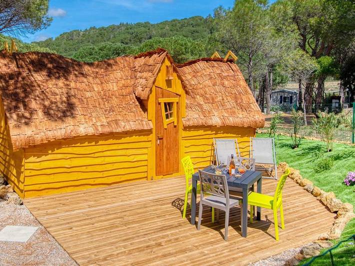 Camping Figurotta - Alojamiento 2 personas - Tipi in Bizanet, Costa mediterránea (Francia)