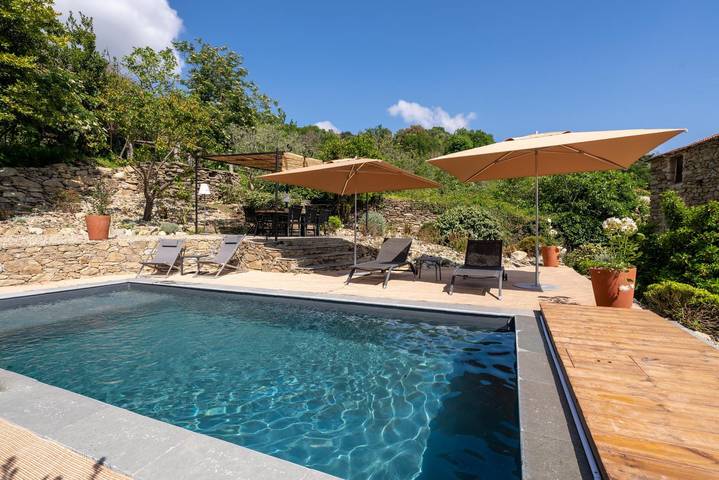 Gîte pour 4 personnes, avec Terrasse et Jardin ainsi que Piscine et Sauna à Santo-Pietro-di-Tenda - 3